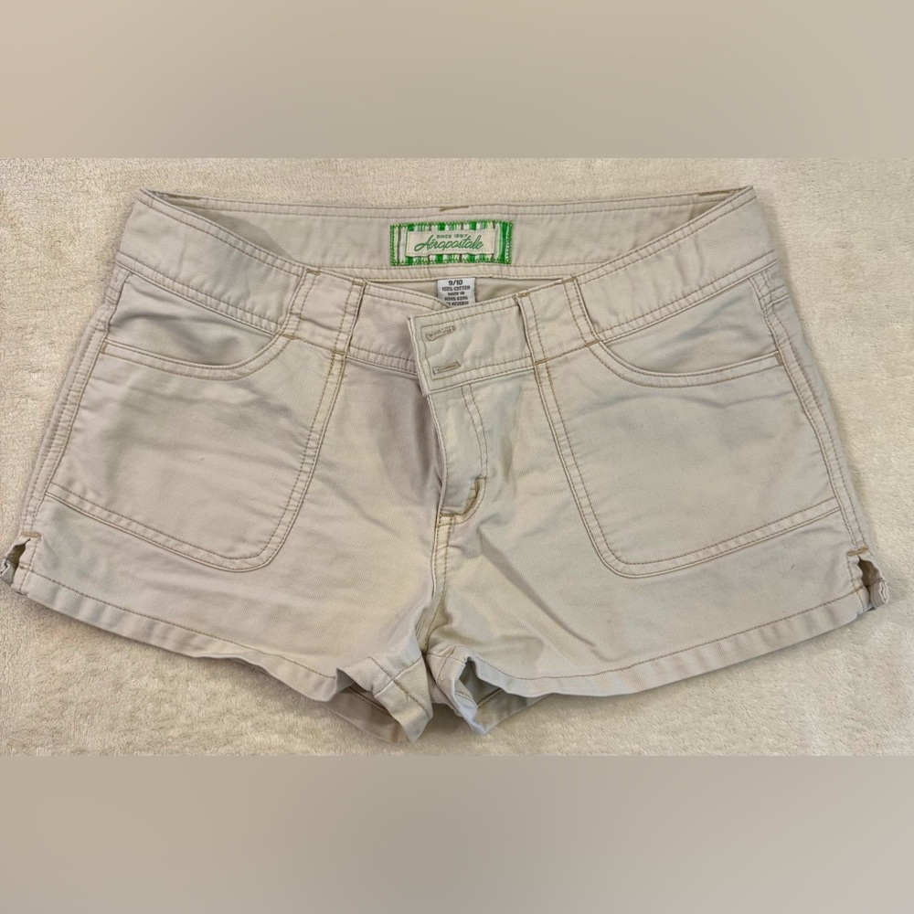 Aeropostale High Waist Tan Women's Shorts